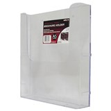 DEFLECTO BLUEPRINT BROCHURE HOLDER WALL MOUNT A5 CLEAR