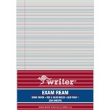 WRITER EXAM PAPER QLD RULED YEAR 1 24MM A4 WHITE 250 SHEETS