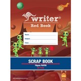WRITER SCRAPBOOK 70GSM 96 PAGE 330 X 240MM RED