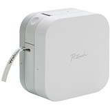 BROTHER PTP300BT PTOUCH CUBE BLUETOOTH LABEL PRINTER WHITE