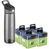 DYMO 99010 LW STANDARD ADDRESS LABEL X 4 PLUS CONTIGO DRINK BOTTLE