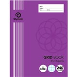 OLYMPIC G2524 GRID BOOK 5MM SQUARES 240 PAGE 55GSM 225 X 175MM