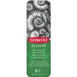 DERWENT ACADEMY SKETCHING PENCIL 3B2H TIN 6