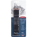 DERWENT SKETCHING PENCIL 9BH PACK 4