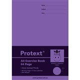 PROTEXT EXERCISE BOOK DOTTED THIRDS 9MM 70GSM 64 PAGE A4 ZEBRA ASSORTED
