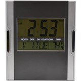 ITALPLAST DIGITAL DESK  WALL CLOCK GREY