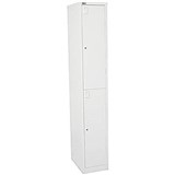 GO STEEL LOCKER 2 DOOR 305 X 455 X 1830MM WHITE CHINA