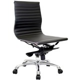 AERO MANAGERS CHAIR MEDIUM BACK PU BLACK