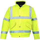 PORTWEST S463 HIVIS BOMBER JACKET YELLOW S