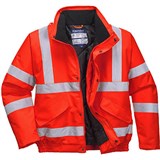 PORTWEST S463 HIVIS BOMBER JACKET ORANGE XXL
