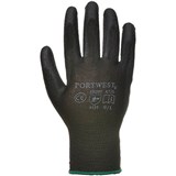 PORTWEST A120 PU PALM GLOVE BLACK L