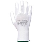 PORTWEST A120 PU PALM GLOVE WHITE M