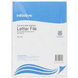 INITIATIVE LETTER FILE A4 CLEAR PACK 100