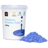 EDUCATIONAL COLOURS TEMPERA POWDER 450GM BLUE