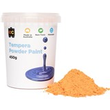 EDUCATIONAL COLOURS TEMPERA POWDER 450GM ORANGE