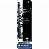 STAEDTLER 100 MARS LUMOGRAPH PENCIL ASSORTED BLACK BOX 6