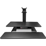 STANDESK MEMORY SITSTAND WORKSTATION 700 X 390MM BLACK