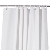 COMPASS SHOWER CURTAIN PEVA WITH RINGS