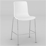 DAL ACTI CHAIR 4LEG LOW BARSTOOL CHROME FRAME