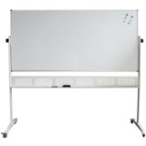 RAPIDLINE MOBILE PORCELAIN MAGNETIC WHITEBOARD 1800 X 1200 X 15MM