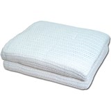 FIRST AIDERS CHOICE BLANKET CELLULAR WHITE
