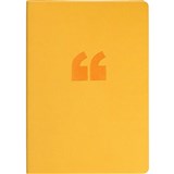 COLLINS EDGE NOTEBOOK RULED 240 PAGE RAINBOW EDGING A5 YELLOW
