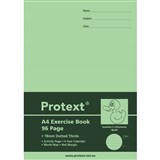 PROTEXT EXERCISE BOOK DOTTED THIRDS 18MM 70GSM 96 PAGE A4 DUCK ASSORTED