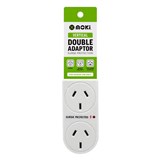 MOKI DOUBLE ADAPTOR VERTICAL WITH SURGE PROTECTION