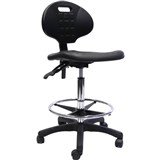 RAPIDLINE LABORATORY DRAFTING CHAIR BLACK