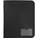 MARBIG ZIPPER BINDER 25MM 2D BLACK