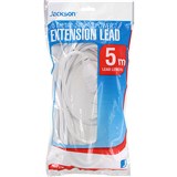 JACKSON POWER EXTENSION LEAD 5 METRE WHITE