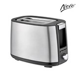 NERO TOASTER 2 SLICE STAINLESS STEEL