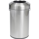 COMPASS URBAN OPEN TOP BIN 60 LITRE STAINLESS STEEL