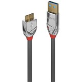 LINDY 36658 CROMO LINE USBA 30 TO MICROB CABLE 2M GREY