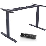 INFINITY 252M ELECTRIC HEIGHT ADJUSTABLE DESK 2 MOTOR BLACK FRAME ONLY