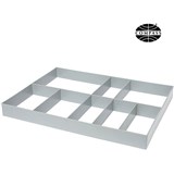 COMPASS TROLLEY DIVIDER TRAY GREY