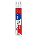 PILOT BLSFR10 FRIXION ERASABLE ROLLERBALL GEL REFILL MEDIUM 10MM RED PACK 3