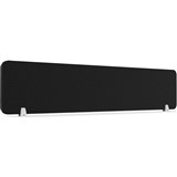 RAPIDLINE ECO PANEL DESK MOUNTED SCREEN 1790 X 384MM BLACK