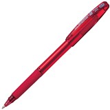 PENTEL BK401 SUPERB G BALLPOINT PEN 07MM RED BOX 12
