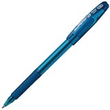 PENTEL BK401 SUPERB G BALLPOINT PEN 07MM SKY BLUE BOX 12