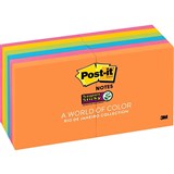 POSTIT 65412SSAU SUPER STICKY NOTES 76 X 76MM ENERGY BOOST PACK 12