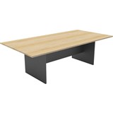 RAPID WORKER BOARDROOM TABLE 2400 X 1200MM OAKIRONSTONE