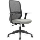 BRINDIS TASK CHAIR HIGH MESH BACK NYLON BASE ARMS ICE