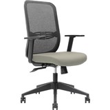 BRINDIS TASK CHAIR HIGH MESH BACK NYLON BASE ARMS DRIFTWOOD