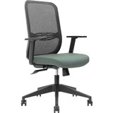 BRINDIS TASK CHAIR HIGH MESH BACK NYLON BASE ARMS CLOUD