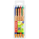 STABILO POINTBALL BALLPOINT PEN 05MM ASSORTED PACK 4