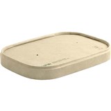 BIOPAK BIOBOARD TAKEAWAY BASE LID NATURAL PACK 25