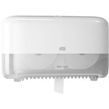 TORK T7 TWIN CORELESS MEDIUM TOILET ROLL DISPENSER WHITE