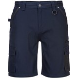 PORTWEST SLIM FIT STRETCH SHORTS NAVY 132