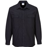 PORTWEST UTILITY STRETCH SHIRT LONG SLEEVE BLACK 3XL